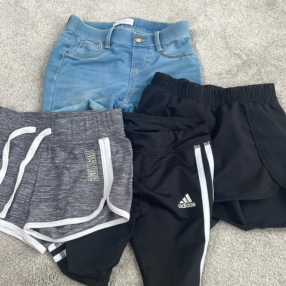 Girls 6/6X Shorts (4 Pairs)